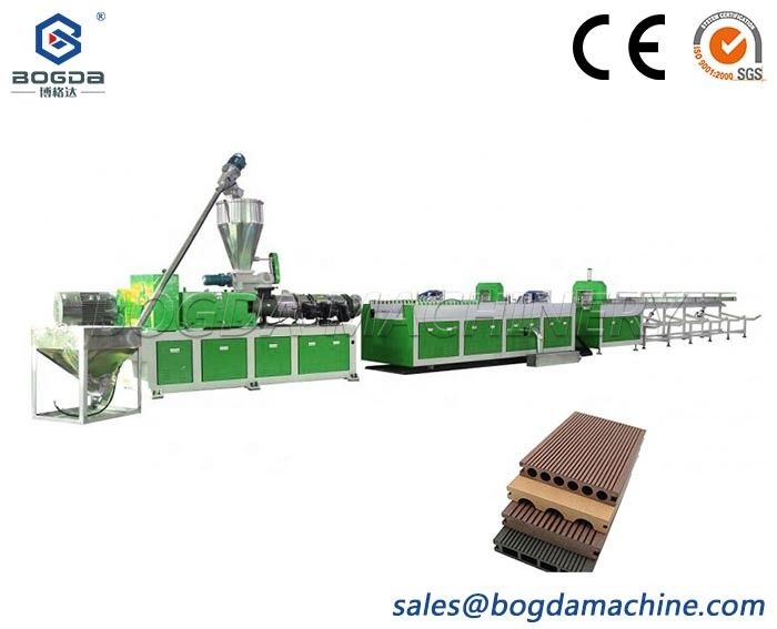 BOGDA WPC Lumber Decking Profile Extruder Make Machine