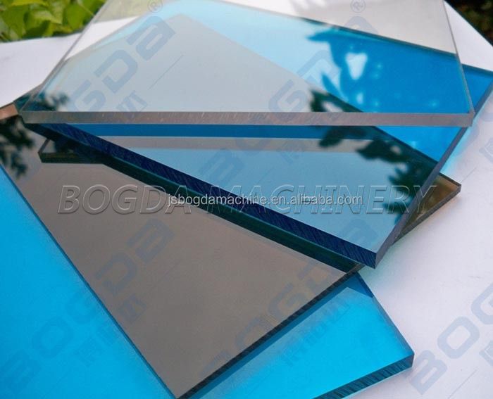 BOGDA Acrylic PC PMMA Sheet Board Extrusion Line For Public Facilities Decoration