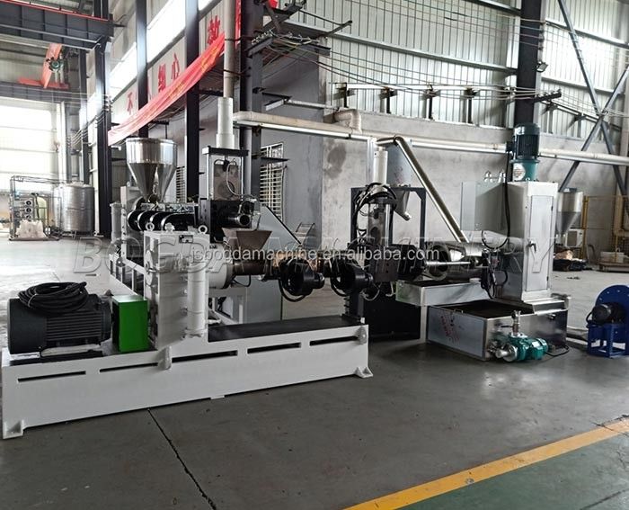 BOGDA HDPE Plastic Raw Material Granules Pelletizing Making Machine For Plastic Economic