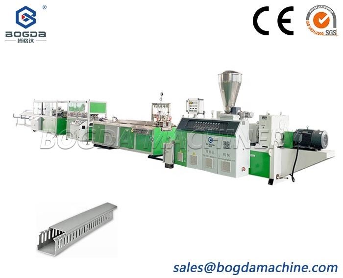 PVC cable trunking electrical PVC slotted trunking Wiring Duct Extrusion Machine Line