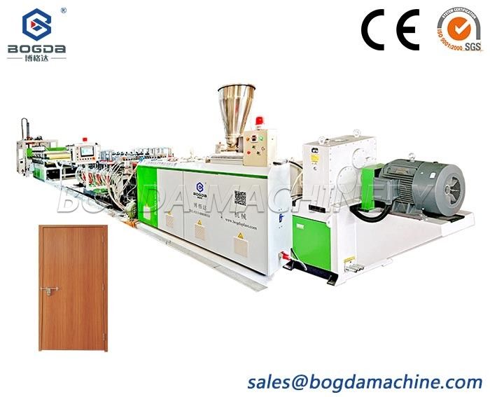 WPC PVC Foam Solid Door Board Panel Extrusion Making Machine Production