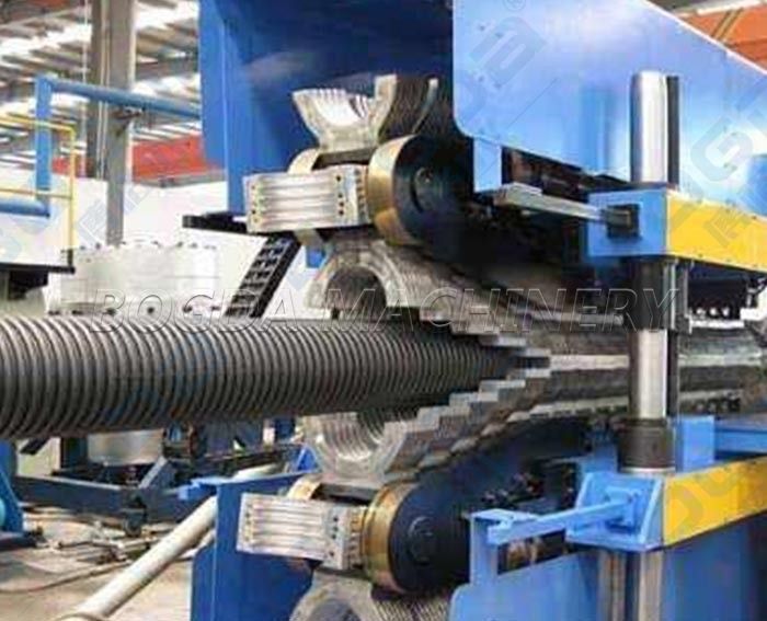 HDPE double layer corrugated pipe extrusion line plastic pipe making machine PVC pipe machine