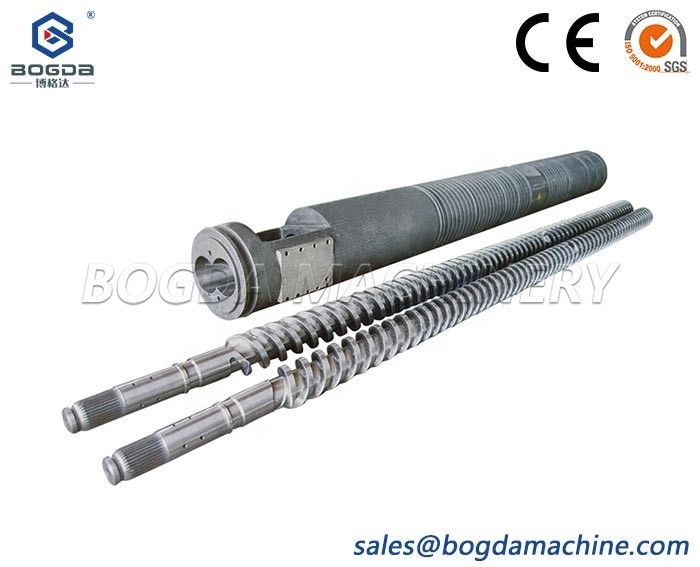 Plastic Extrusion Machine Extruder Accessories Efficient PVC WPC PP PE PET Screw Barrel Extrusion