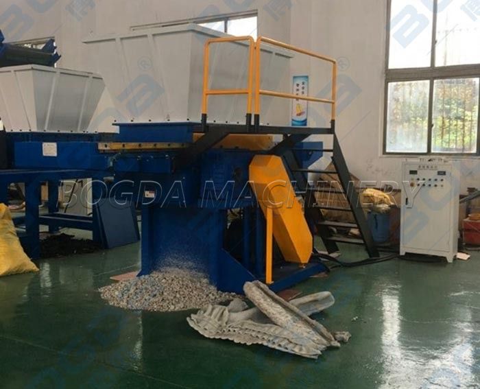 Large scale ingots pipes industrial shredders for sale