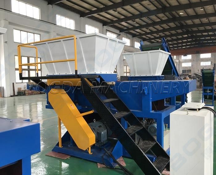 Large scale ingots pipes industrial shredders for sale
