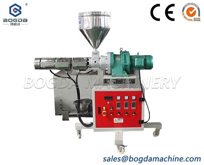 small single screw extruder SJ25 co-extruder for extruding the colour marking