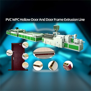 PVC WPC Hollow Door And Door Frame Extrusion Line