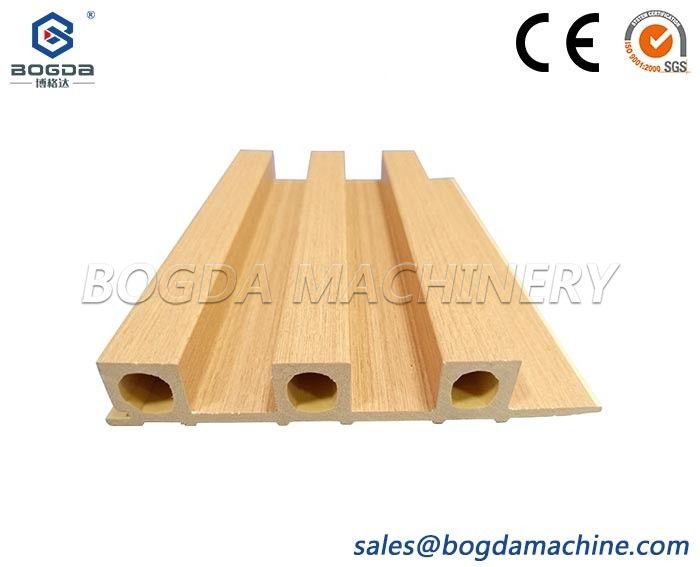 Plastic Wooden Composite Ceiling Profiles PVC WPC Hollow Cladding Wall Panel Extrusion Mould