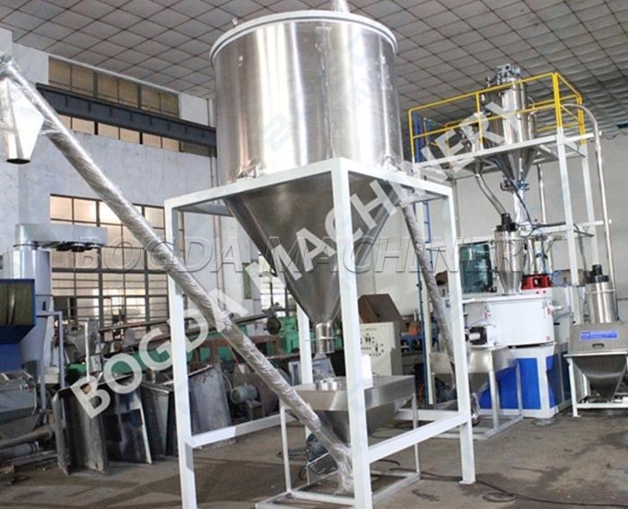 PVC Auto Feeding Weighing Mixing PVC Compounds Weighing Dosing Conveying System