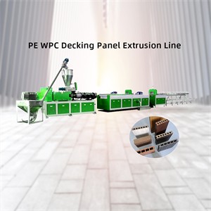 PE WPC Decking Panel Extrusion Line