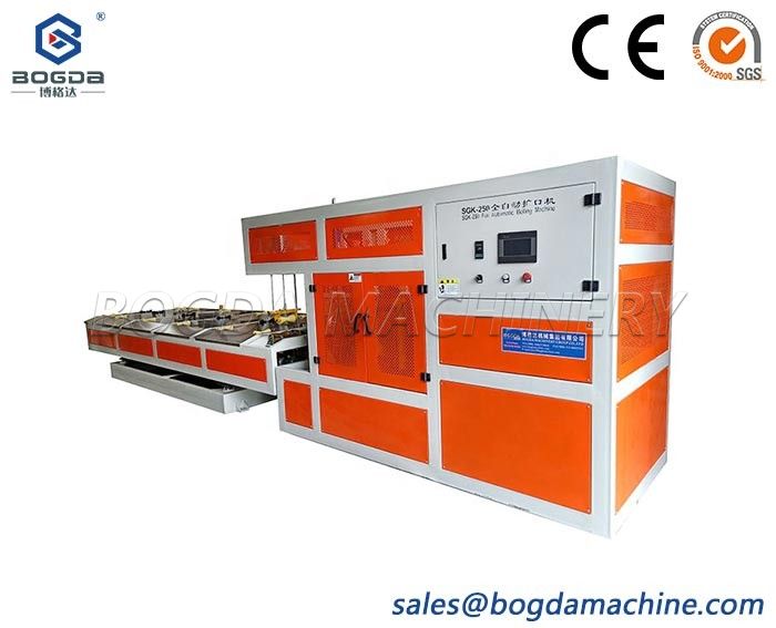 Full Automatic PVC Pipe Socketting Making Machine For 16mm to 630mm Plastic Pipes