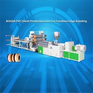 BOGDA PVC Sheet Production Line For Furniture Edge Banding