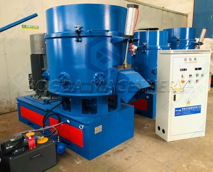 PP Meltblown Nonwovens Fabric Leftover material Agglomerator Recycling Machine