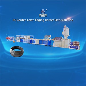 PE Landscaping Lawn Edging Profiles Extrusion Production Line