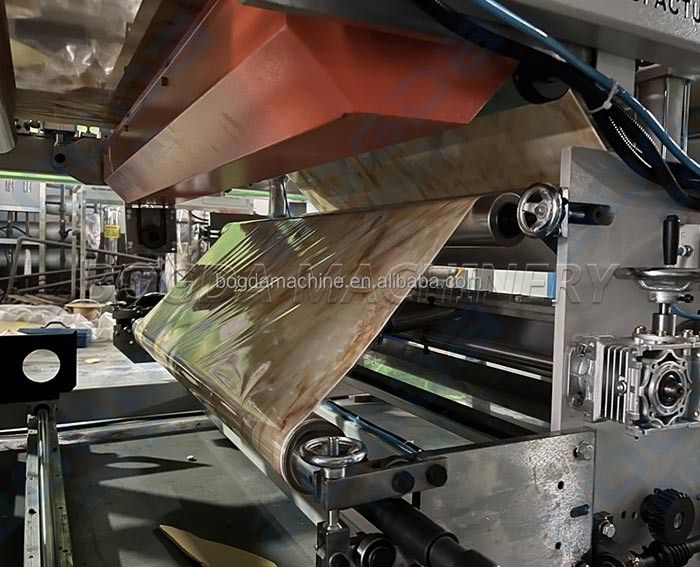 BOGDA Double Sides Online Lamination Machine For Plastic PVC Foam Board