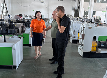 Customer Visit to Our Factory for Inquiry on Foam Board Production Line