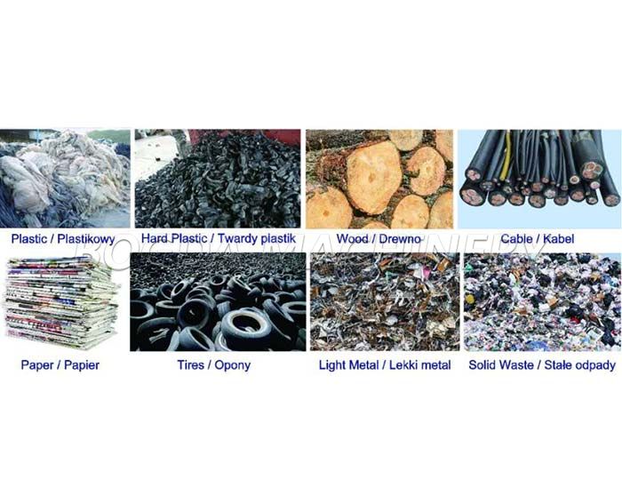 Double shaft shredder recycled plastic machine price