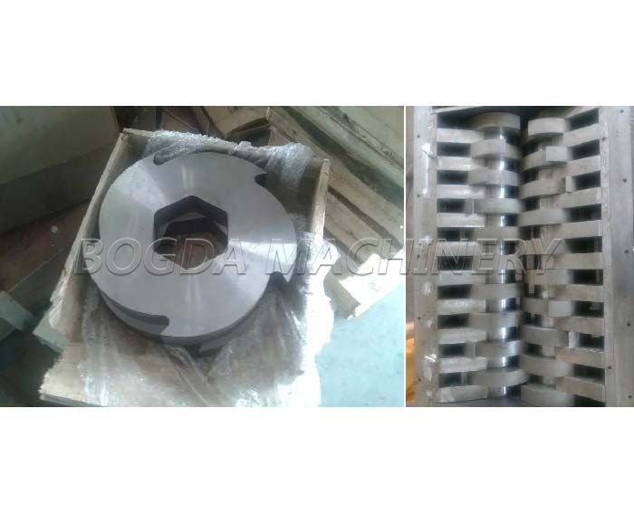 Double shaft shredder recycled plastic machine price