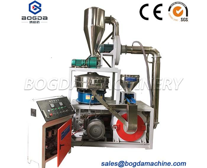 Disc PP PE plastic pulverizer mill machine