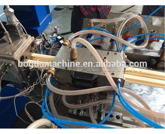 PVC Cable Trunking Extrusion Line / PVC Wire Duct Making Machine