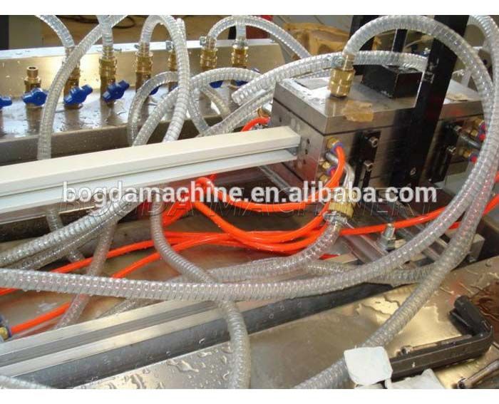 PVC Cable Trunking Extrusion Line / PVC Wire Duct Making Machine