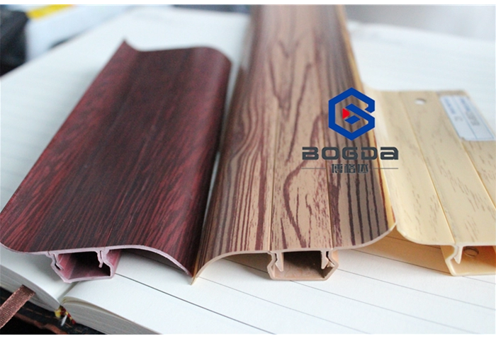 BOGDA PVC WPC floor skirting board foam baseboard extuder PVC profile extrude machine