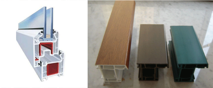 Plastic UPVC Window and Door profile extrusion machine