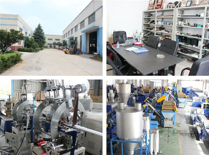 Plastic PP PE PPR PC ASA Pipe / Profile Single Screw Extruder Lab Extruder