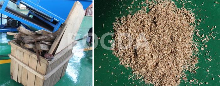 Waste Metal Tyre Plastic Wood Pallet Double Shaft Shredder Recycling Machine