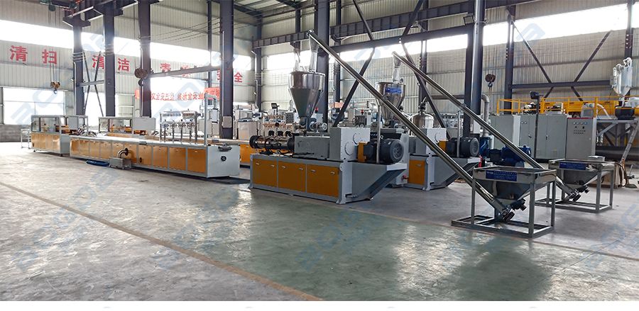 PVC WPC Wood-plastic Composite Door Frame Profiles Extrusion Production Line