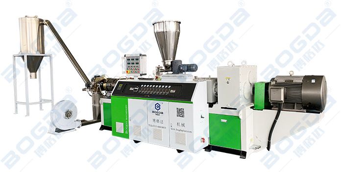 High Capacity Plastic PVC Powder Granulation Pellet Making Extrusion Machine Line