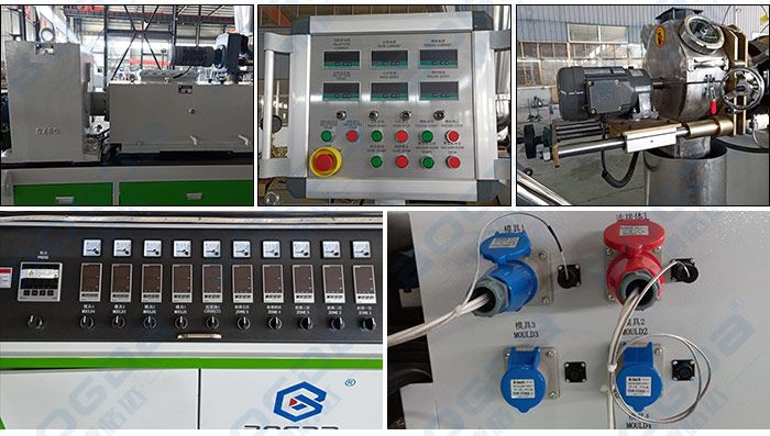 High Capacity Plastic PVC Powder Granulation Pellet Making Extrusion Machine Line