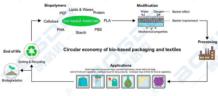 Biodegradable PLA Environmental Packaging Sheet Extrusion Equipment