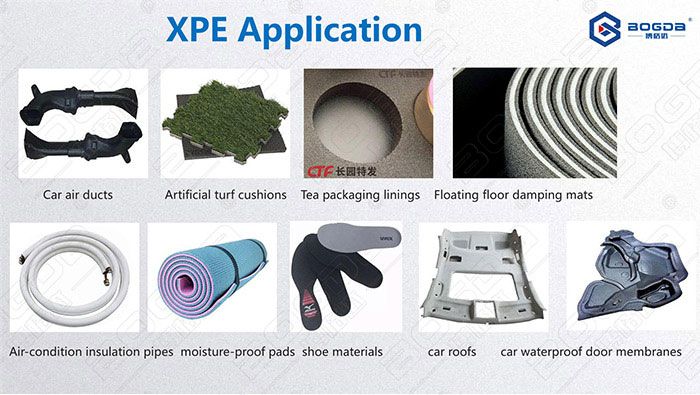 Polyethylene XPE IXPE Cross Linked Foam Roll Sheet Manufacturing Machine