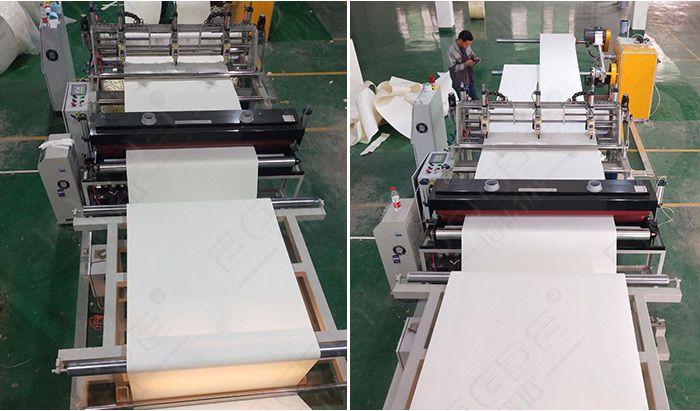 Polyethylene XPE IXPE Cross Linked Foam Roll Sheet Manufacturing Machine