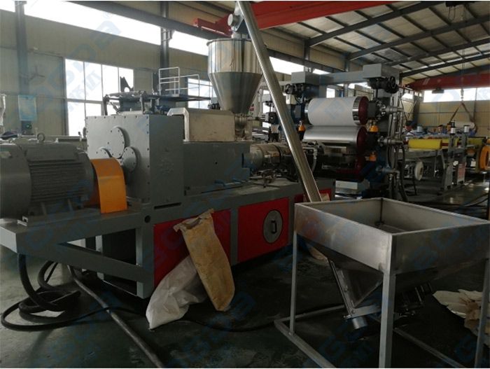 BOGDA High Output 600mm PVC Edge Banding Sheet Extruder Production Line Making Machine
