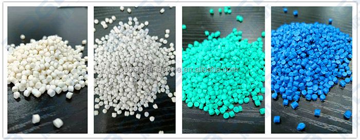 High Efficiency Waste Plastic Recycling Flakes Pelletizing Line