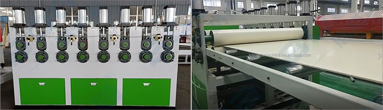 Waterproof Three Layers Co-extrusion WPC PVC Furniture Foam Board Extrusion Line