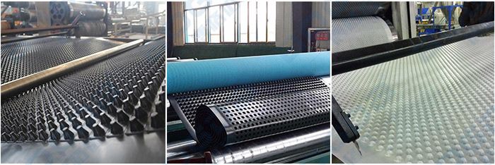 HDPE PP Waterstop Drainage Sheet Production Making Machine Line