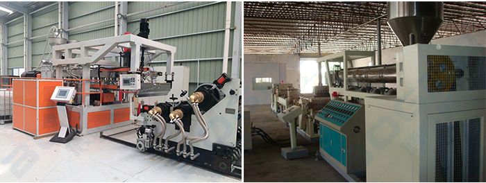 75 Parallel Twin-screw extruder for PET transparent sheet production line plastic extrusion line