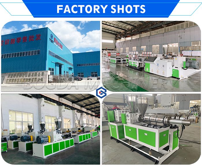 75 Parallel Twin-screw extruder for PET transparent sheet production line plastic extrusion line