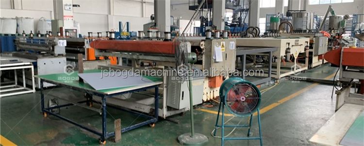 Machine Plastic Construction Profile PP Hollow Sheet Extrusion Line For Sale