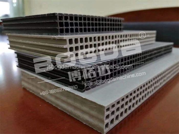 Plastic PP Hollow Construction Building Formwork Template Board Extrusion Making Machines Equipment