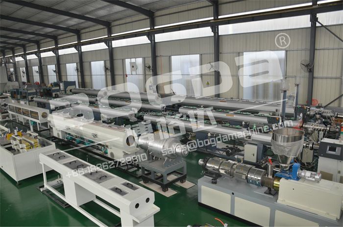 BOGDA Double Strand Output PPR Pipes Extrusion Production Making Machine 20-63mm Pipe Diameter