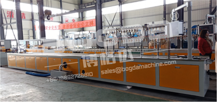 BOGDA WPC PVC Vinyl Door Jambs Wood Plastic Door Frame Profiles Extrusion Machine Production Line