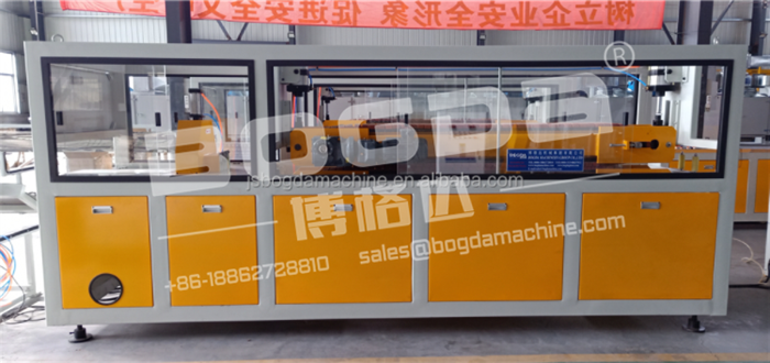 BOGDA WPC PVC Vinyl Door Jambs Wood Plastic Door Frame Profiles Extrusion Machine Production Line
