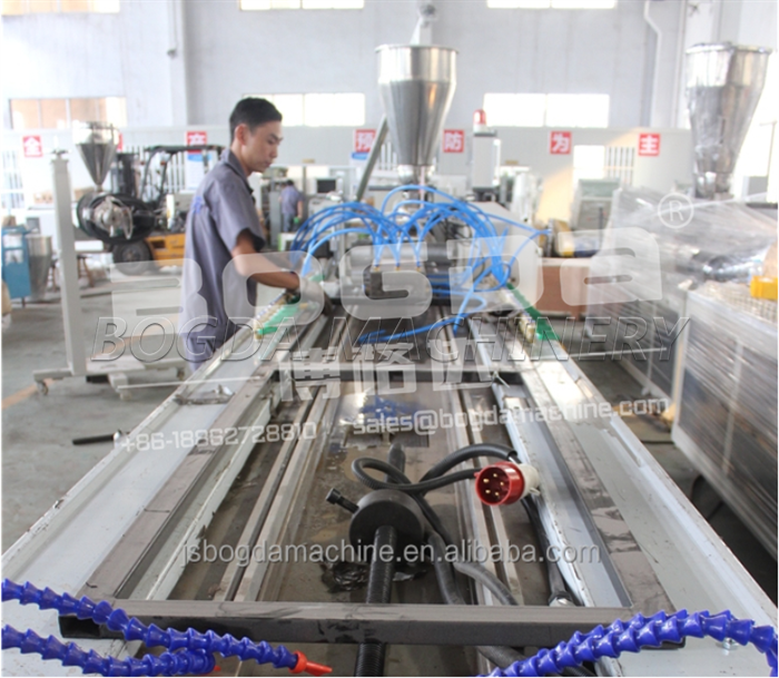 Hospital PVC Corridor Handrail Profiles Extrusion Machine Line Manufacturer