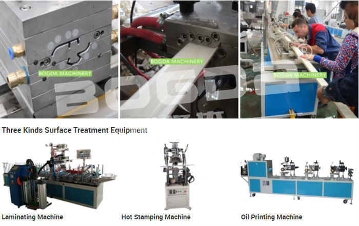 Plastic PVC Floor Baseboard Skirting Board Plinth Extrusion Production Line Making Machine