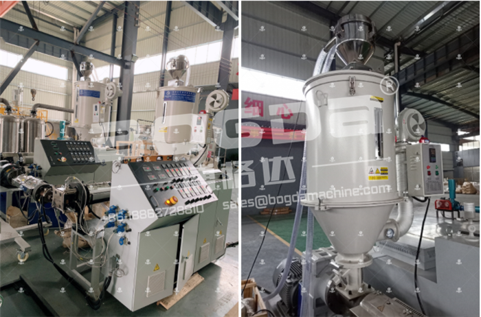 BOGDA Single Screw Extruder Machine Type PVC Profiles Skirting Board Production Line