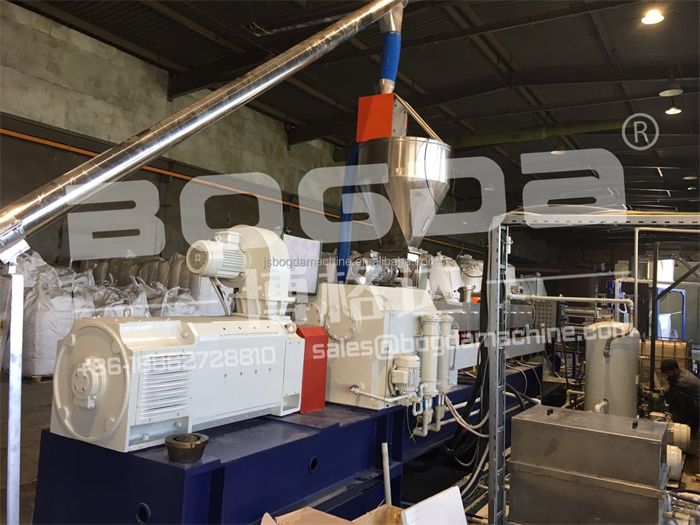 Co-rotating Parallel Twin-screw Extruder PP PE TPU TPE TPO POE EVA PET Plastic Recycling Pelletizing Extrusion Machine